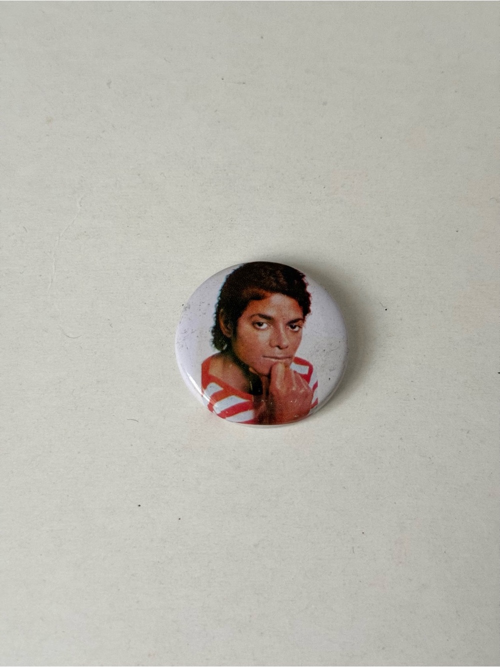 Vintage 1980s Michael Jackson Thriller Era Small Pin – Retro Music Memorabilia